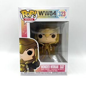 Funko Pop Heroes #323 Wonder Woman Golden Armor WW84